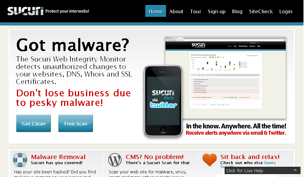 Free Tools to scan Malware in your website